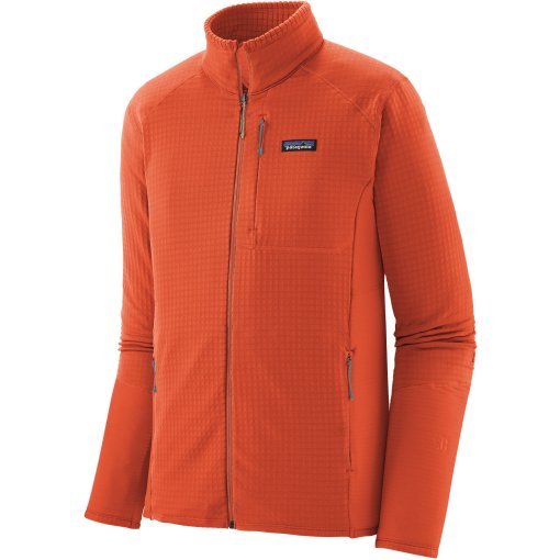 Produktbild von Patagonia R1 Hybrid Fleecejacke Herren - Coal Orange