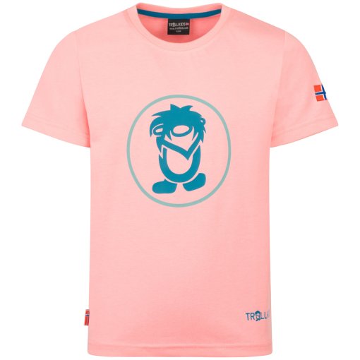 Foto de Trollkids Camiseta Niño - Troll - Peony Rose/Harbor Blue