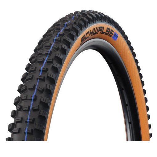 Produktbild von Schwalbe Hans Dampf Faltreifen - Evolution | Addix Speedgrip | Super Trail | TLEasy - E-25 - 29x2.60&quot; | Bronze SideWall