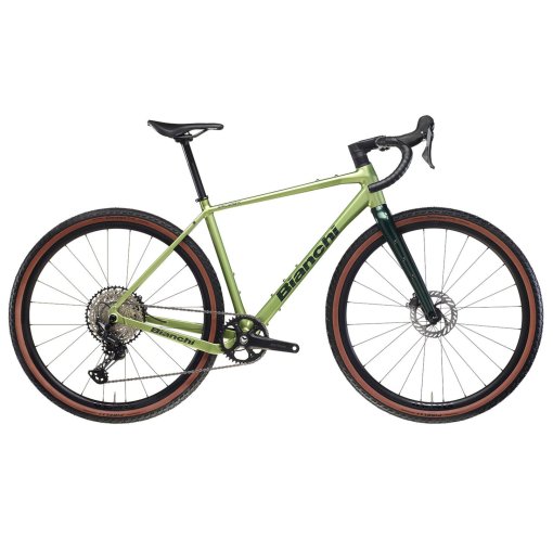 Immagine prodotto da Bianchi ARCADEX AL - GRX - Bicicletta Gravel - 2026 - light green / forest green glossy