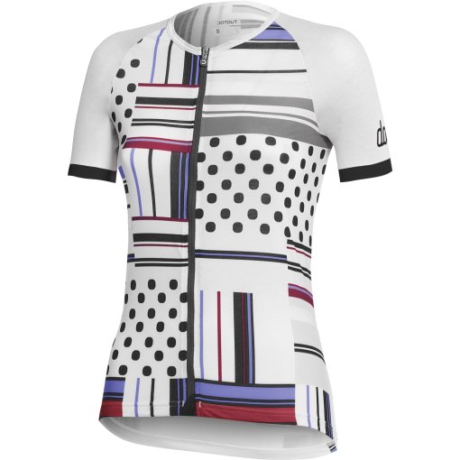 Immagine prodotto da Dotout Maglia Ciclismo Donna - Square - bianco