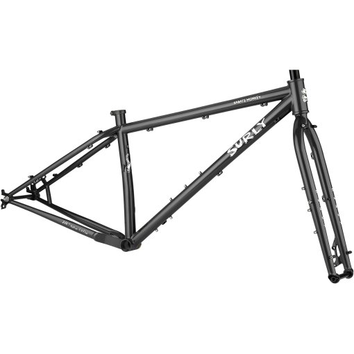 Productfoto van Surly KARATE MONKEY MTB Frameset - 27,5&quot;+/29&quot; - 2025 - hi-viz black