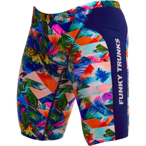 Foto de Funky Trunks Training Eco Jammers Bañadores para hombres - Palm Prism