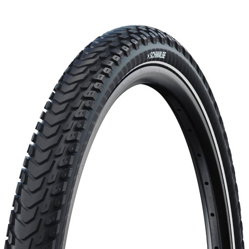 Zdjęcie: Schwalbe Marathon Mondial Opona drutowa - Addix Green | DD - RaceGuard | E-50 - 27.5x2.25&quot; | Black Reflex