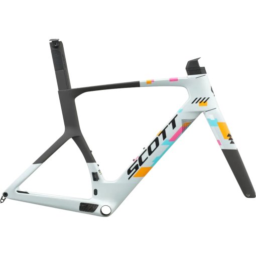 Picture of SCOTT FOIL RC TEAM REPLICA - Carbon Frame Set - 2027 - team clear