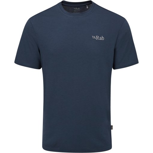 Photo produit de Rab T-Shirt Homme - Crimp Elevation - tempest blue