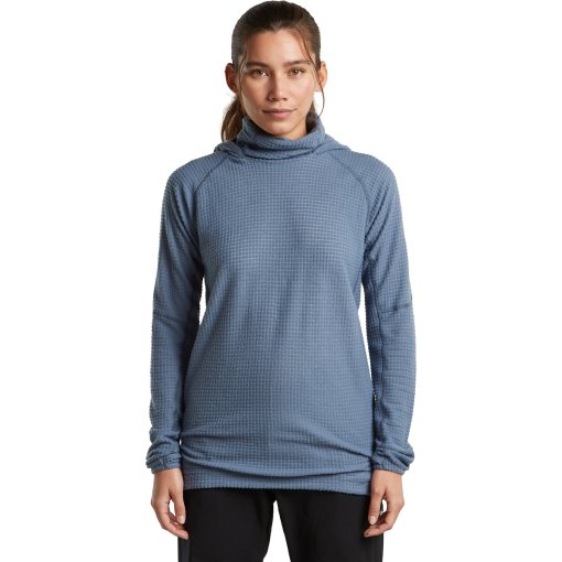 Slika izdelka Icebreaker Merino 400 RealFleece™ Grid Blackridge Pullover Hoodie Women - Dawn