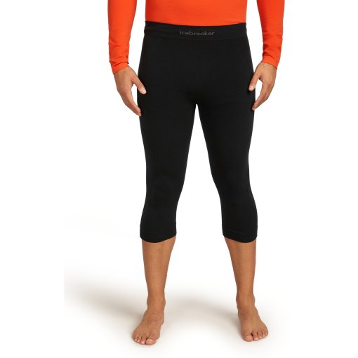 Foto de Icebreaker Malla 3/4 Hombre - Merino 260 ZoneKnit™ Seamless 18&quot; - Negro