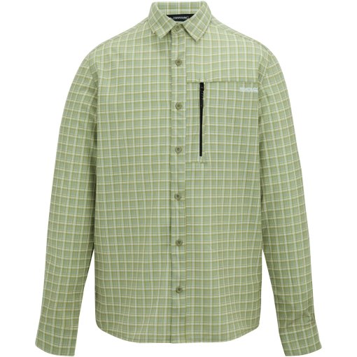 Produktbild von Regatta Anti-Insect Travel Light Langarmhemd Herren - Light Sage Check YTH