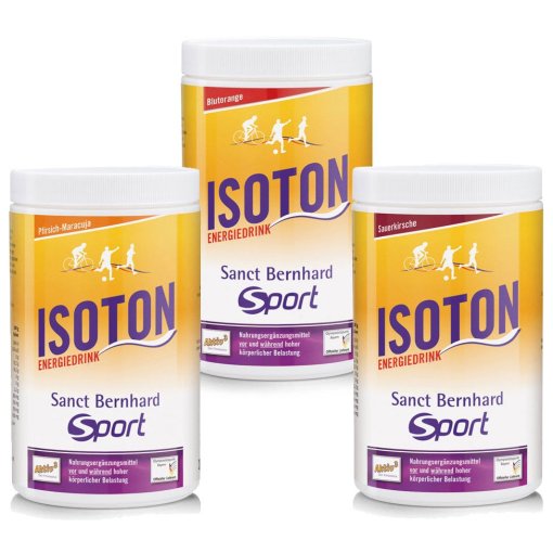 Foto de Sanct Bernhard Sport Bebida de Carbohidratos en Polvo - Isoton Energy Drink - 900g