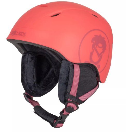 Foto de Trollkids Hemsedal Casco de esquí para niños - Pink Salmon/Frozen Berry