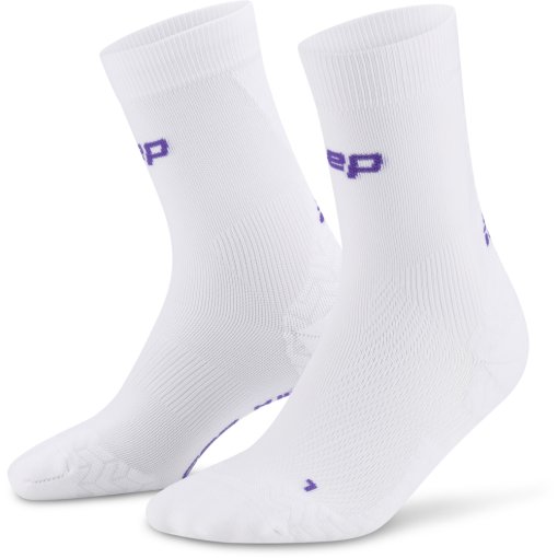 Foto de CEP Calcetines de Compresión Hombre - Core Run Ultralight Mid Cut - blanco