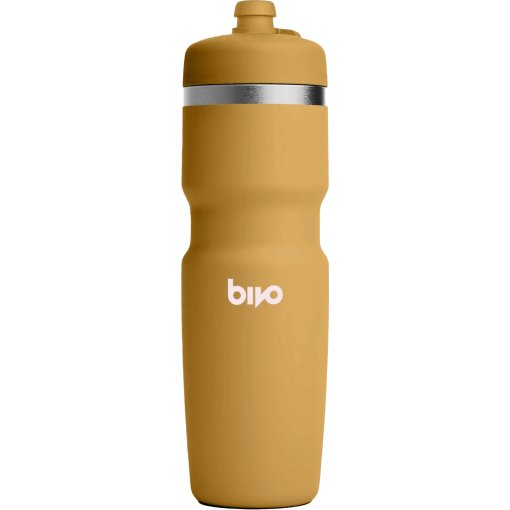 Photo produit de Bivo Trio Gourde Isotherme + Couvercle Gravity Flow - 620 ml - amber