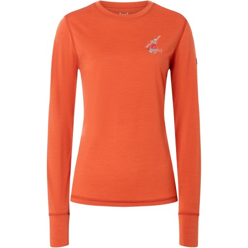 Immagine prodotto da SUPER.NATURAL Maglia Intima Maniche Lunghe Donna - Tundra175 Bunny - Chilli/Various