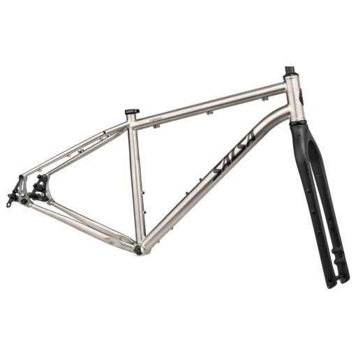 Productfoto van Salsa FARGO - 29&quot; titanium frameset - 2026 - brushed titanium