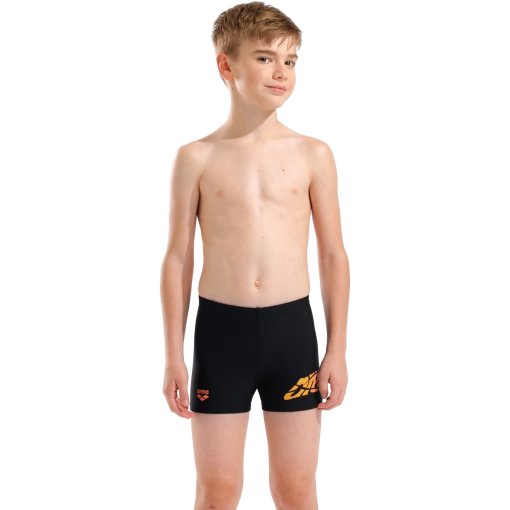 Picture of arena Feel Lettering Swim Shorts Boys - Black