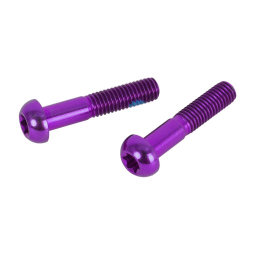 Photo produit de OAK Components Kit de vis pour Matchmaker - Titane | M5x25 | 2 pièces - pourpre