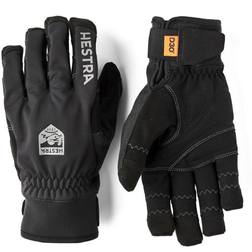 Photo produit de Hestra Ergo Grip Bike D3O - Gants à 5 doigts - black/black
