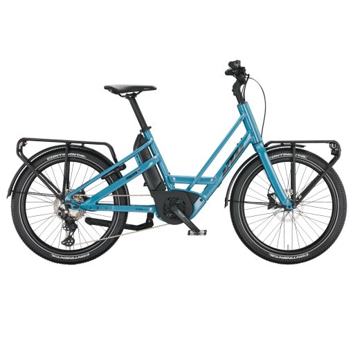 Picture of KTM MACINA MULTI UNI - 24&quot; Electric Cargo Bike - 2022 - metallic vapor (black+orange)