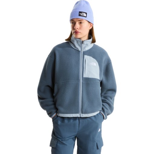Produktbild von The North Face Yumiori Off Peak Fleecejacke Damen - Granite Grey/Frost Grey