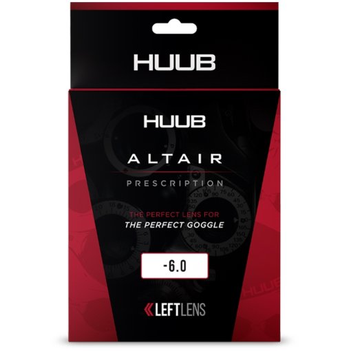 Immagine prodotto da HUUB Design Altair Prescription Lenti per Occhiali - Occhio Sinistro - rosso