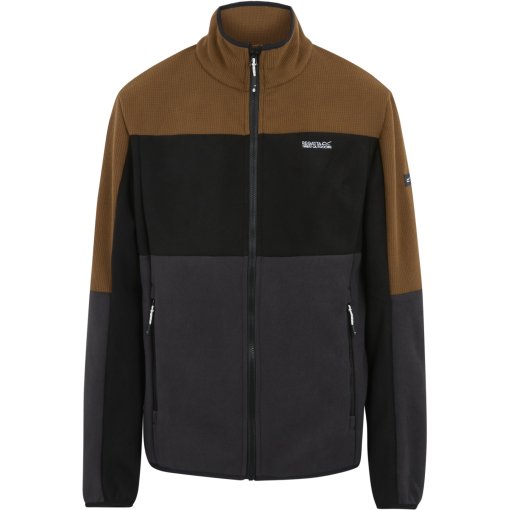 Foto de Regatta Chaqueta Polar Hombre - Ormont - Nut Brown/Black/Ash ZK3