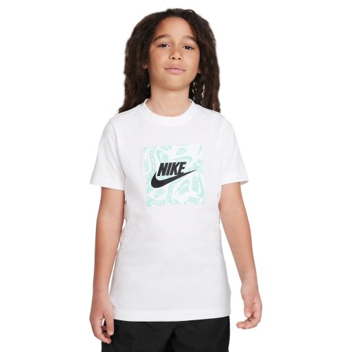 Produktbild von Nike Sportswear Club Seasonal T-Shirt Kinder - weiß FD3929-100