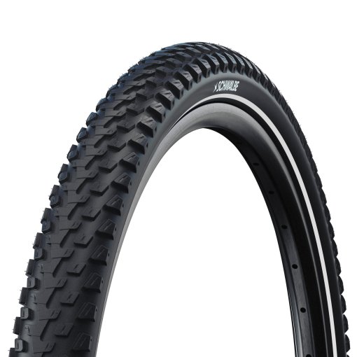 Photo produit de Schwalbe Pneu Tringle Rigide - Marathon Plus MTB  - Addix | Smart Guard | E-50 - 27.5x2.25&quot; | Black Reflex