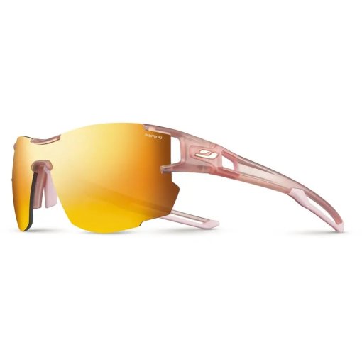 Photo produit de Julbo Lunettes de Soleil Femme - Aerolite - Translucent Matt Pink - Multilayer Gold Spectron 3