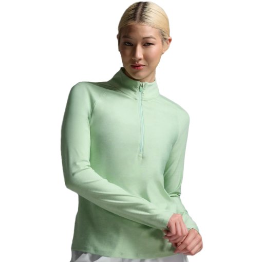 Immagine prodotto da 2XU Maglietta Maniche Lunghe Donna - Aero 1/2 Zip - digitalmint/digitalmintreflect