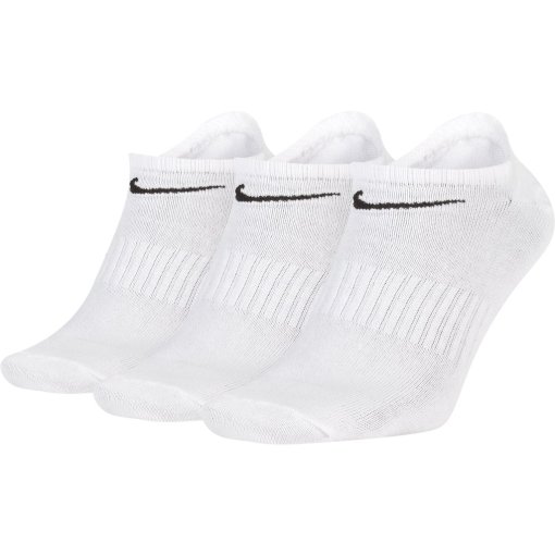 Foto de Nike Calcetines de entrenamiento (3 pares) - Everyday Lightweight No-Show - blanco/negro SX7678-100