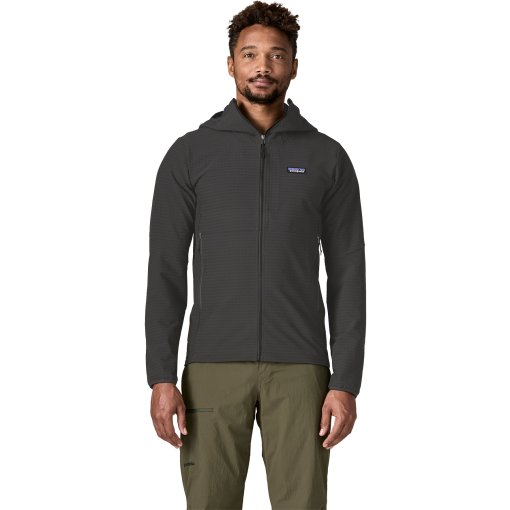 Foto de Patagonia R1 TechFace Chaqueta con capucha para hombres - Negro