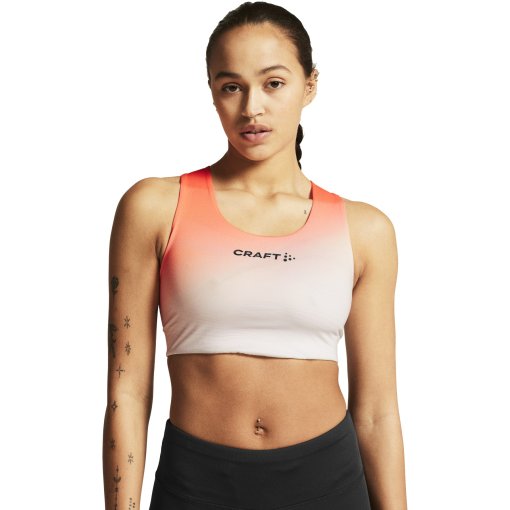 Foto de CRAFT Top Deportivo Mujer - Race Day Sport - White/Multi