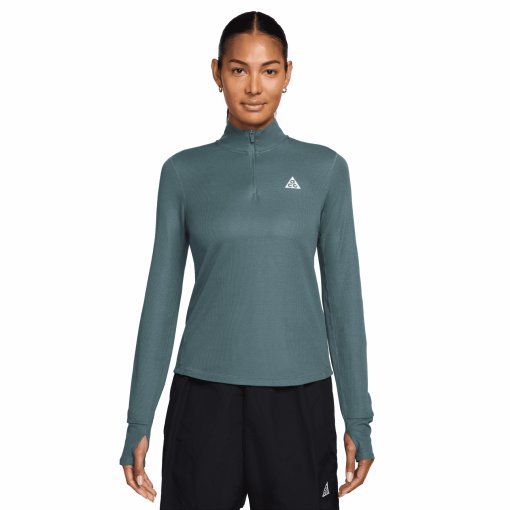 Picture of Nike ACG Trail Dri-FIT 1/2-Zip Midlayer Women - mineral slate/summit white IO9647-382
