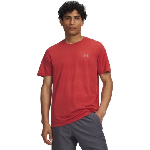 Productfoto van Under Armour UA Velociti Shirt met korte mouwen voor heren - Heritage Red/Heritage Red/Reflective