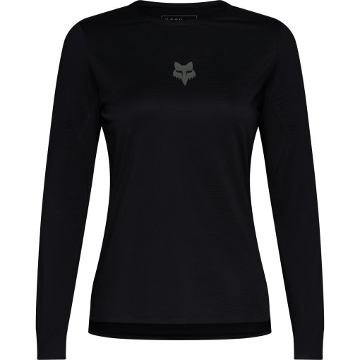 Productfoto van FOX Flexair mtb-shirt met lange mouwen voor dames - zwart