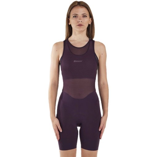 Foto de Santini Culotte Corto con Tirantes Ciclismo Mujer - Unico 2S1069C3WUNICO - burgundy BU