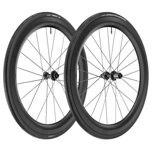Picture of DT Swiss | Continental WTS Wheel System - ARC 1100 DICUT 55 Set + Aero 111 / GP 5000 S Folding Tire - 28&quot; | 12x100/12x142mm - HG-L / XDR - black