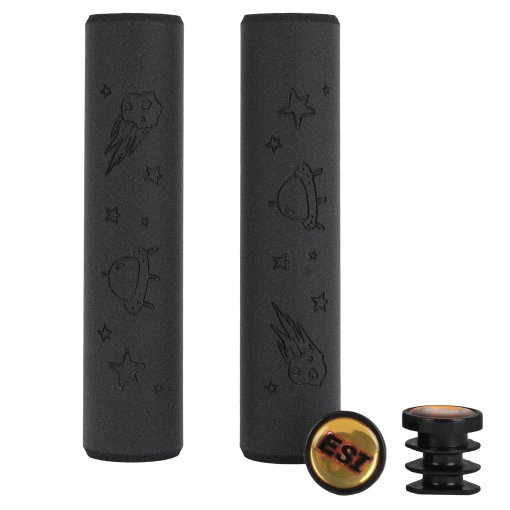 Photo produit de ESI Grips Poignées de Guidon - Chunky Signature Series - Space Black