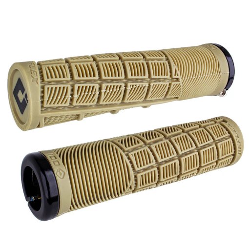 Produktbild von ODI Reflex V2.1 - Lock-On Griffe | 33.5 x 135mm - beige/schwarz