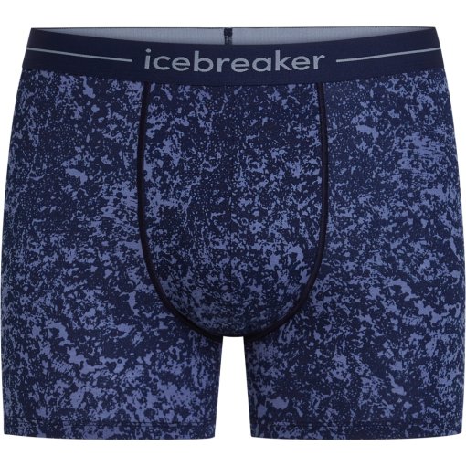 Image of Icebreaker Merino 150 Anatomica Boxers Moss Bloom Men - Midnight Navy
