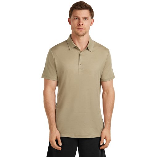Foto de Icebreaker Merino 150 Tech Lite Polo camiseta para hombres - Flagstone