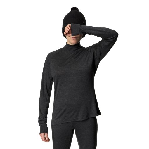 Immagine prodotto da Houdini Maglia a Maniche Lunghe Donna - Activist Turtleneck - True Black