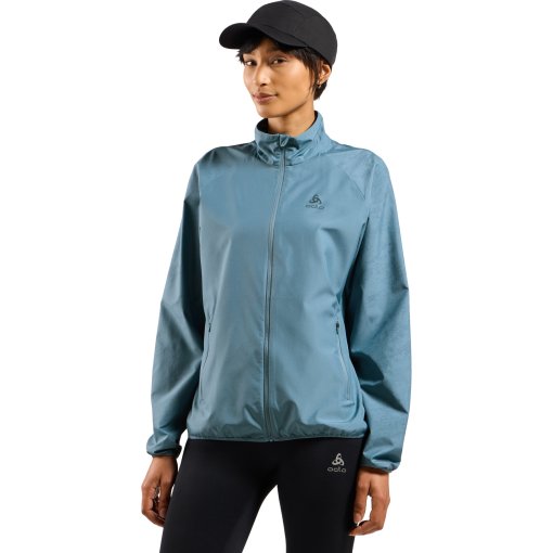 Foto de Odlo Chaqueta Running Reflectante Mujer - Essentials Light - provincial blue