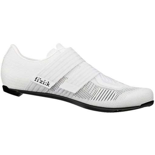 Immagine prodotto da Fizik Scarpe per Bici da Corsa Unisex - Vento Powerstrap Aeroweave Carbon - bianco/bianco