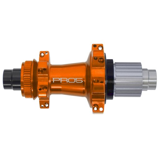 Foto de Hope Buje Trasera Straightpull - Pro 5 - Centerlock - 12x142mm | Shimano Micro Spline - naranja