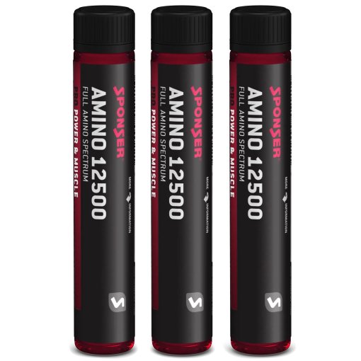 Foto de SPONSER Ampolla para Beber con Aminoácidos - Amino 12500 - 3x25ml