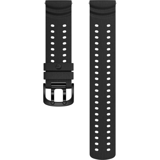 Produktbild von Polar 22mm Silikon Armband S-L - schwarz
