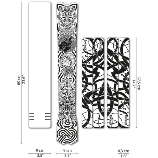 Immagine prodotto da DYEDBRO Pellicola Protettiva per Telaio - Viking - black gloss