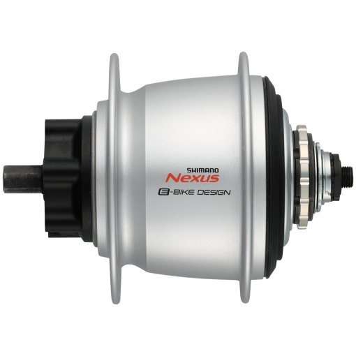 Foto de Shimano Nexus SG-C7060-5D Buje Cambio Interno - Di2 | 5 Velocidades | 6 Agujeros | 12x148mm Boost - plata